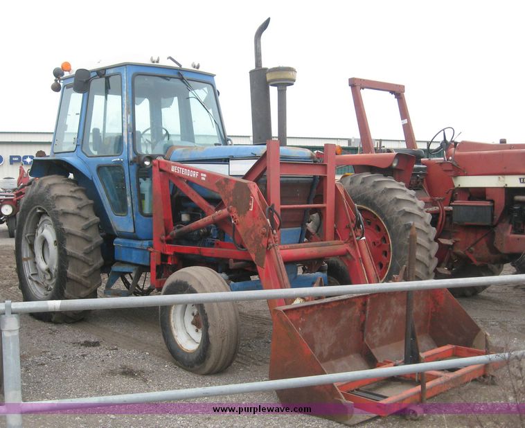 image for item 3876 Ford 7700 tractor with Westenodrf loader