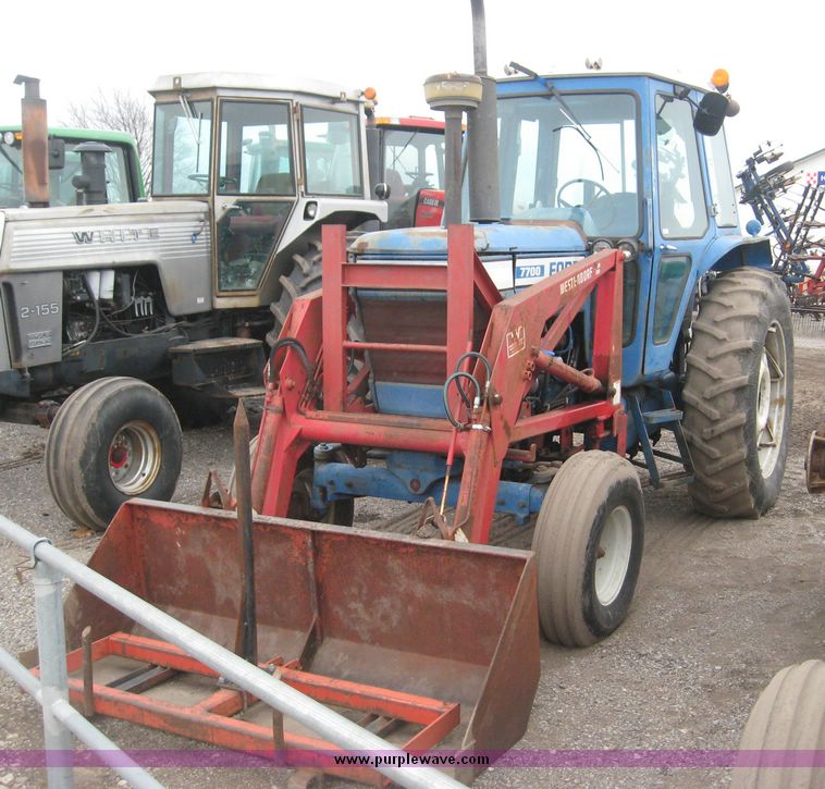 image for item 3876 Ford 7700 tractor with Westenodrf loader