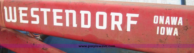 image for item 3876 Ford 7700 tractor with Westenodrf loader