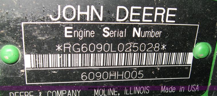 image for item 3901 2007 John Deere 9760STS combine