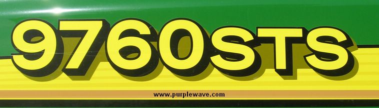 image for item 3901 2007 John Deere 9760STS combine