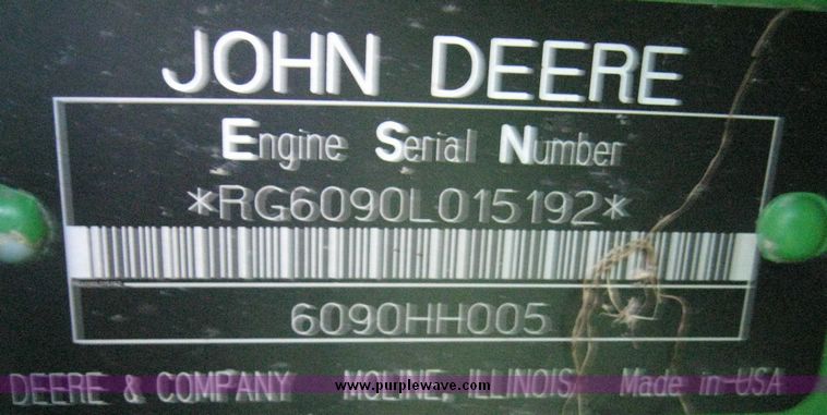 image for item 3902 2007 John Deere 9660STS combine