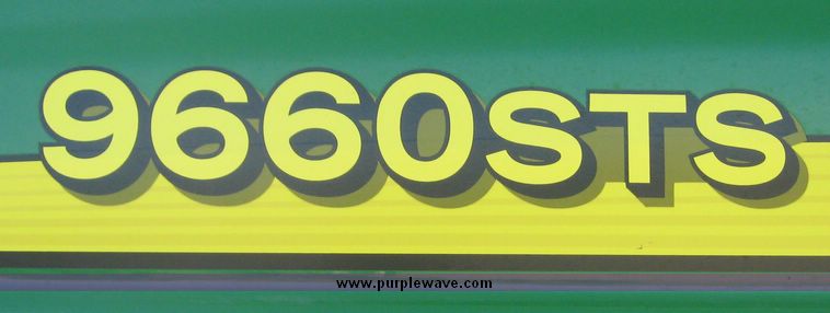 image for item 3902 2007 John Deere 9660STS combine
