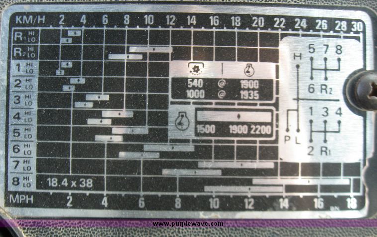 image for item 5237 1979 Ford 9700 tractor