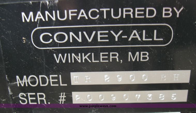 image for item 5238 New 2008 Convey all 2900 seed tender