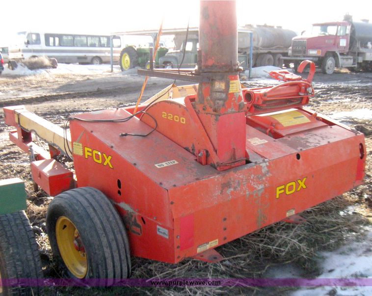 image for item 5302 Fox 2200 silage chopper