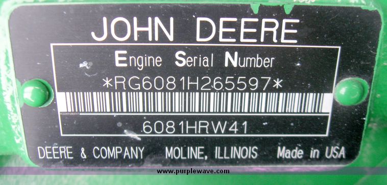 image for item 5441 2005 John Deere 7820 tractor