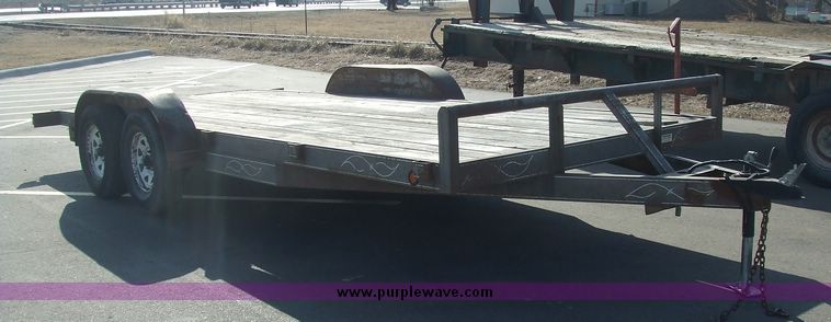 image for item 6636 1999 Buck 16' tandem axle trailer