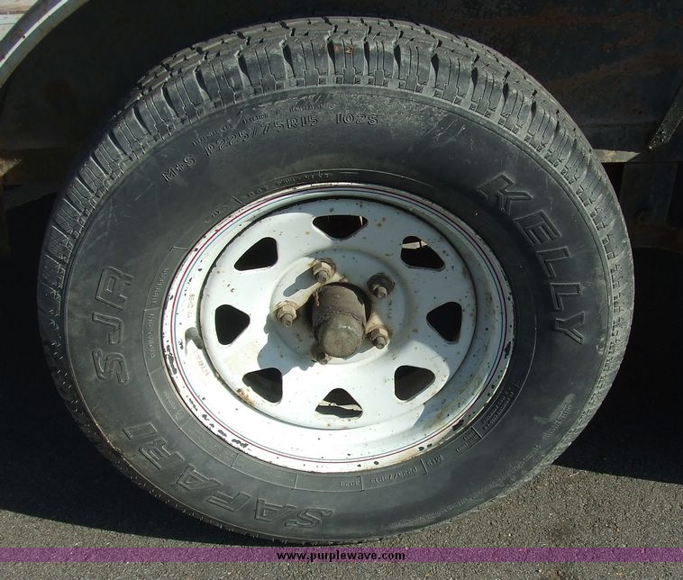 image for item 6636 1999 Buck 16' tandem axle trailer