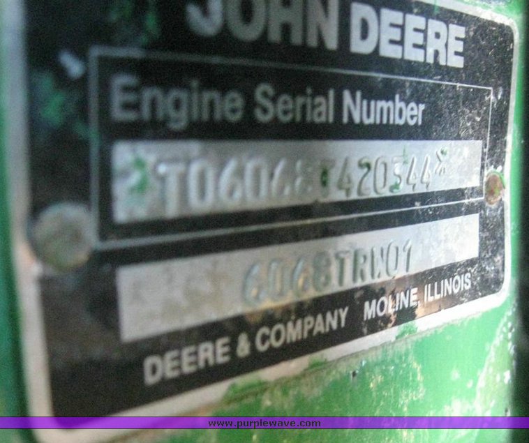 image for item 6832 1993 John Deere 7600 MFWD tractor