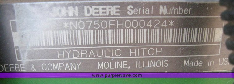 image for item 6833 John Deere 750 disc drill