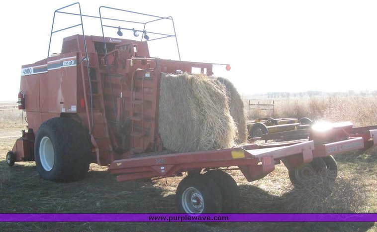 image for item 6836 1996 Hesston 4900 large square baler