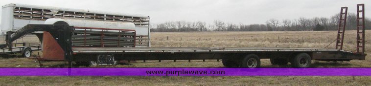 image for item 7726 1994 Mid America 42' goose neck trailer