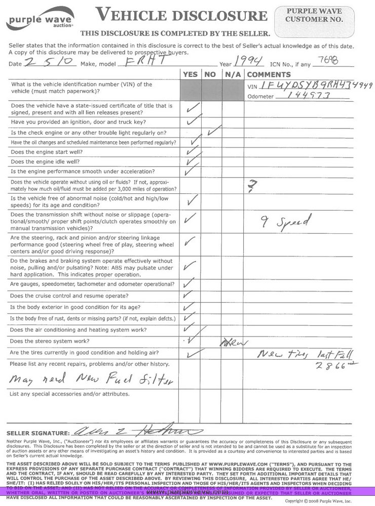 image for item 7698 1994 Freightliner Conventional FLD120 semi truck