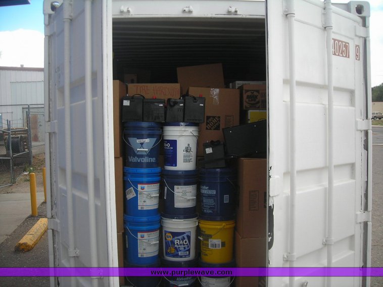 image for item 1000 (4) 8' x 20' shipping containers full of NAPA Auto Parts store inventory