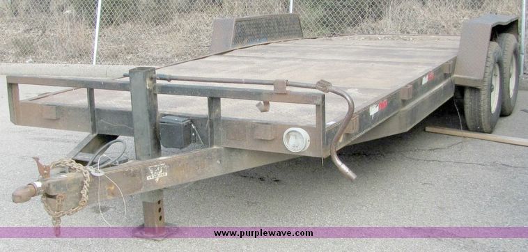 image for item 5074 1999 PS trailers 20' tandem axle trailer