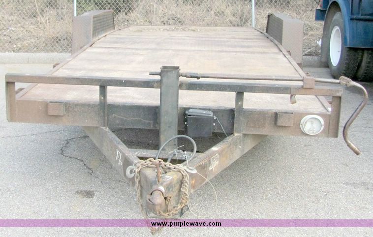 image for item 5074 1999 PS trailers 20' tandem axle trailer