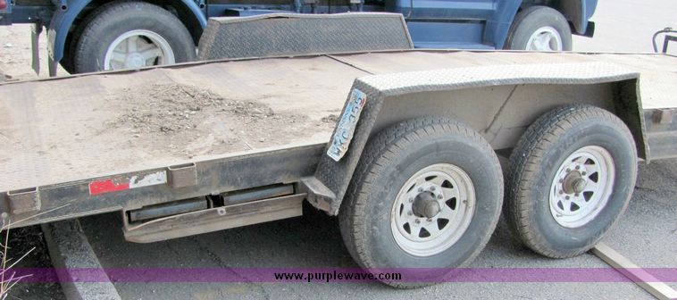 image for item 5074 1999 PS trailers 20' tandem axle trailer