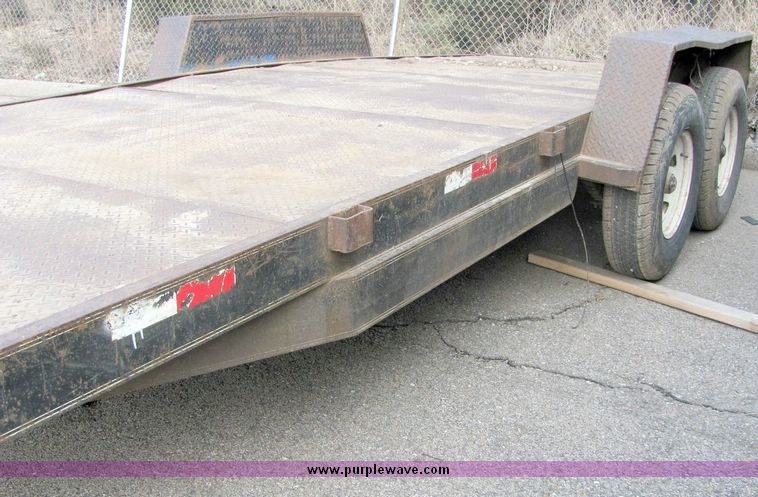image for item 5074 1999 PS trailers 20' tandem axle trailer