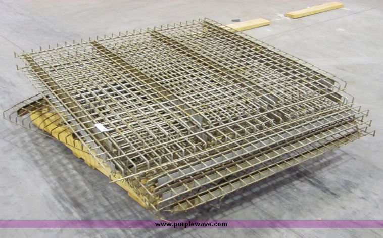 image for item 6681 (6) 48" wire shelving for pallet racking