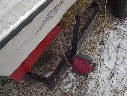 image for item 7800 19' boat with trailer