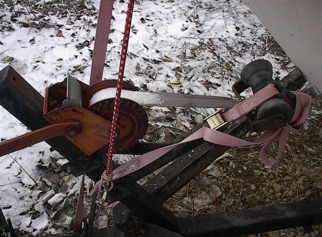 image for item 7800 19' boat with trailer