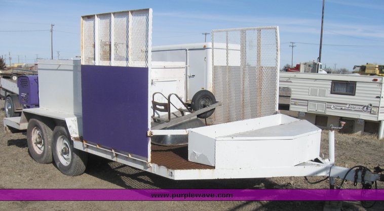 image for item 8081 1997 8' x 18' concrete curbing trailer