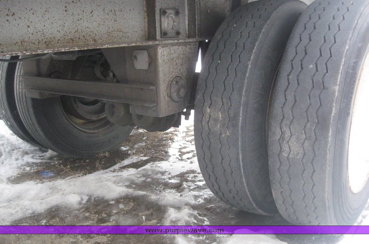 image for item 7814 Wilson 48' spread axle flat bed trailer