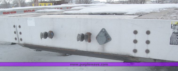 image for item 7815 1995 Wilson 48' spread axle flat bed trailer