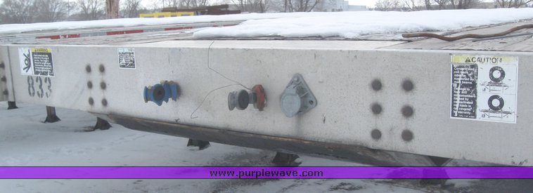 image for item 7816 1995 Wilson 48' spread axle flatbed trailer