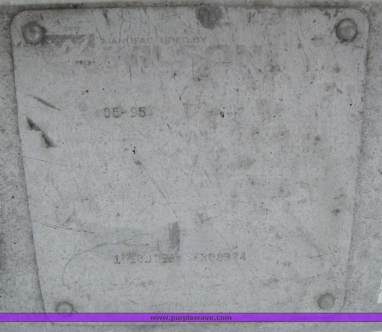 image for item 7817 1995 Wilson 48' spread axle flat bed trailer