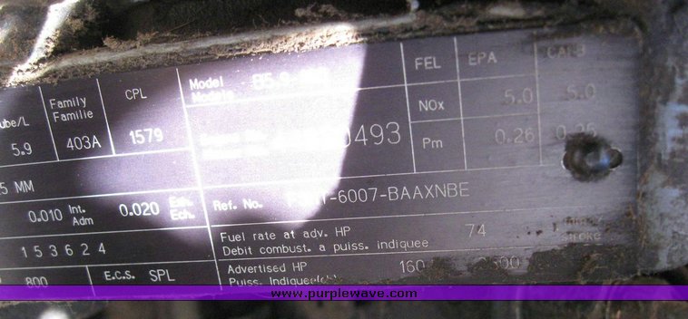 image for item 7827 1993 Ford F600FLPO