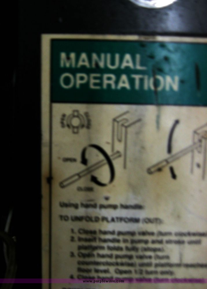 image for item 5598 Braunability Millenium Series wheel chair lift