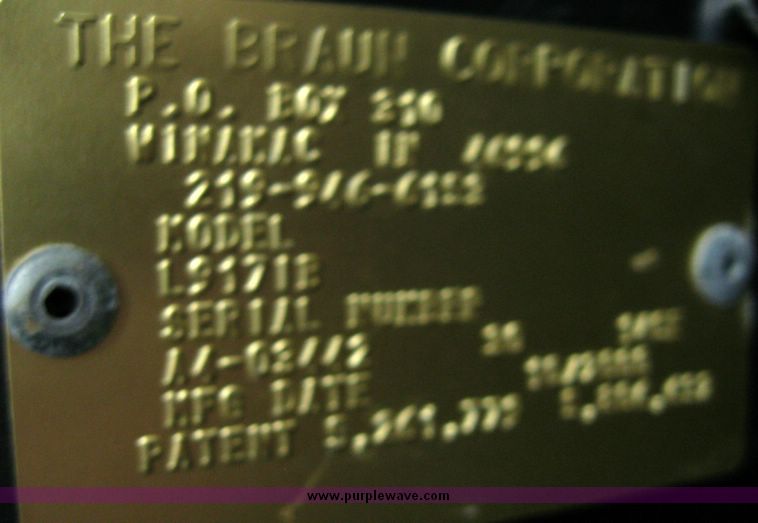 image for item 5598 Braunability Millenium Series wheel chair lift