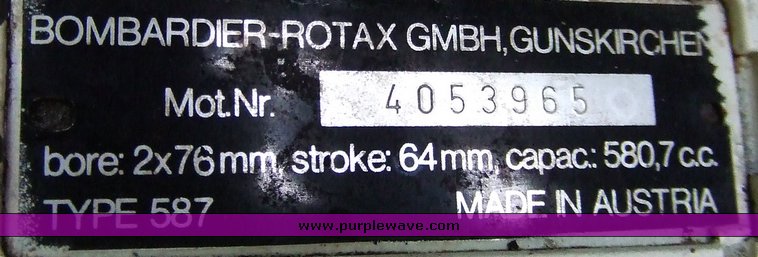 image for item 6639 1992 Sea Doo SP Bombardier jet ski