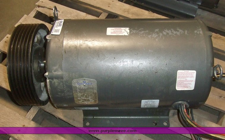 image for item 6648 Thyssen Krupp 30hp electric elevator motor
