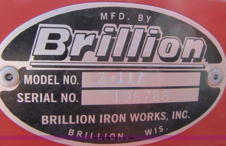 image for item 3039 Brillion Z-117 Zone Commander strip till tool bar