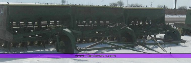 image for item 3887 (2) John Deere 9300 hoe drills with tandem drill hitch