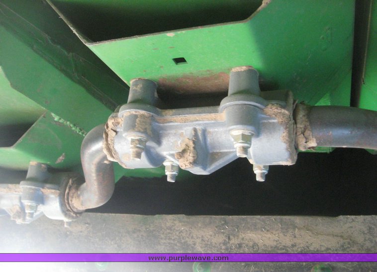 image for item 3890 1990 John Deere 9600 combine with John Deere 930 platform