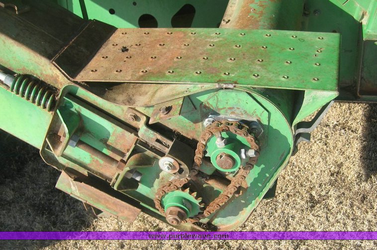 image for item 3890 1990 John Deere 9600 combine with John Deere 930 platform