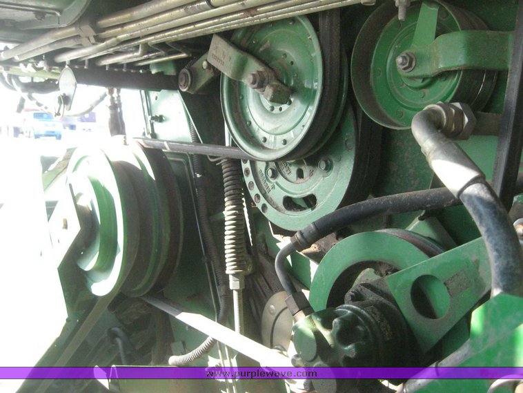 image for item 3890 1990 John Deere 9600 combine with John Deere 930 platform