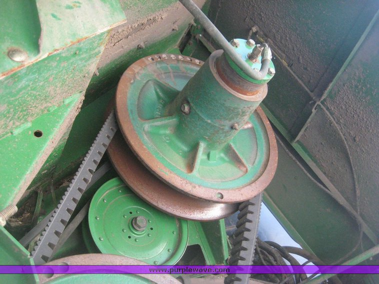 image for item 3890 1990 John Deere 9600 combine with John Deere 930 platform