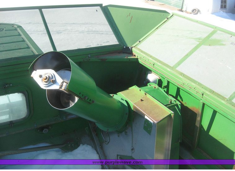 image for item 3890 1990 John Deere 9600 combine with John Deere 930 platform