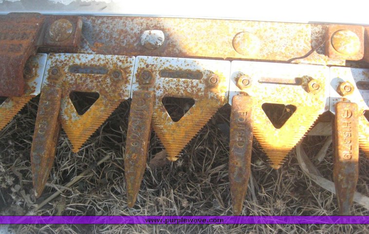 image for item 3890 1990 John Deere 9600 combine with John Deere 930 platform