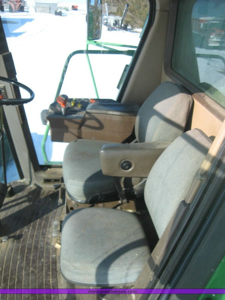 image for item 3890 1990 John Deere 9600 combine with John Deere 930 platform