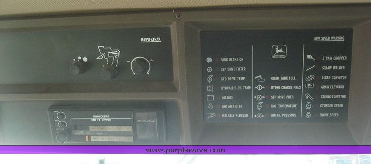 image for item 3890 1990 John Deere 9600 combine with John Deere 930 platform