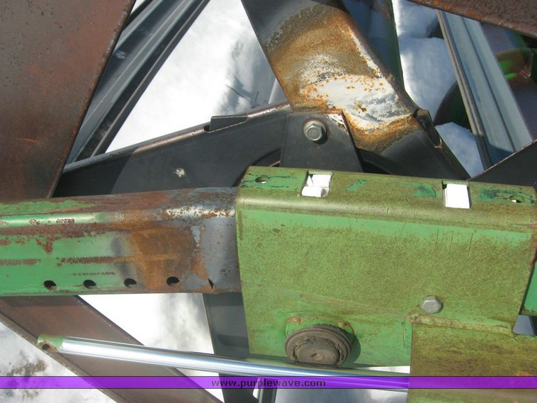 image for item 3890 1990 John Deere 9600 combine with John Deere 930 platform