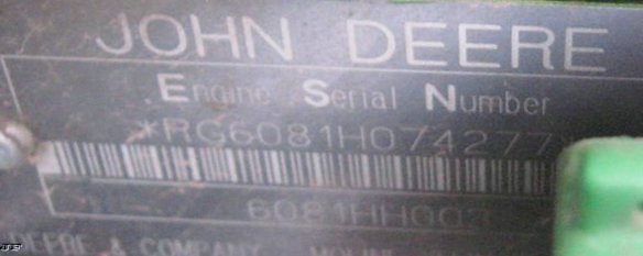 image for item 3896 1999 John Deere 9610 Maximizer combine