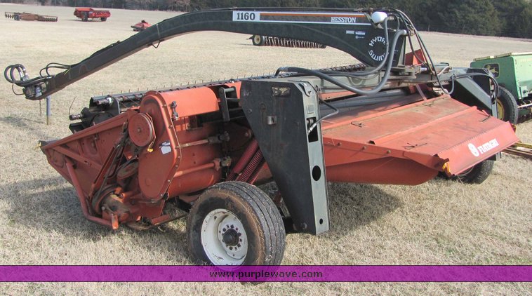 image for item 6661 Hesston 1160 14' hydro swing swather