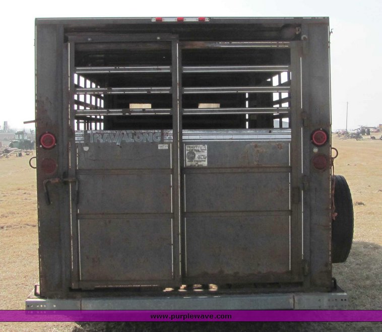 image for item 6708 1985 Travelong 20' enclosed trailer